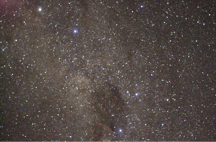 The Coalsack Nebula, bottom center